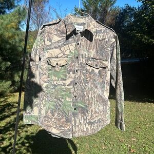 Vintage Camouflage Camo Buttondown Shirt